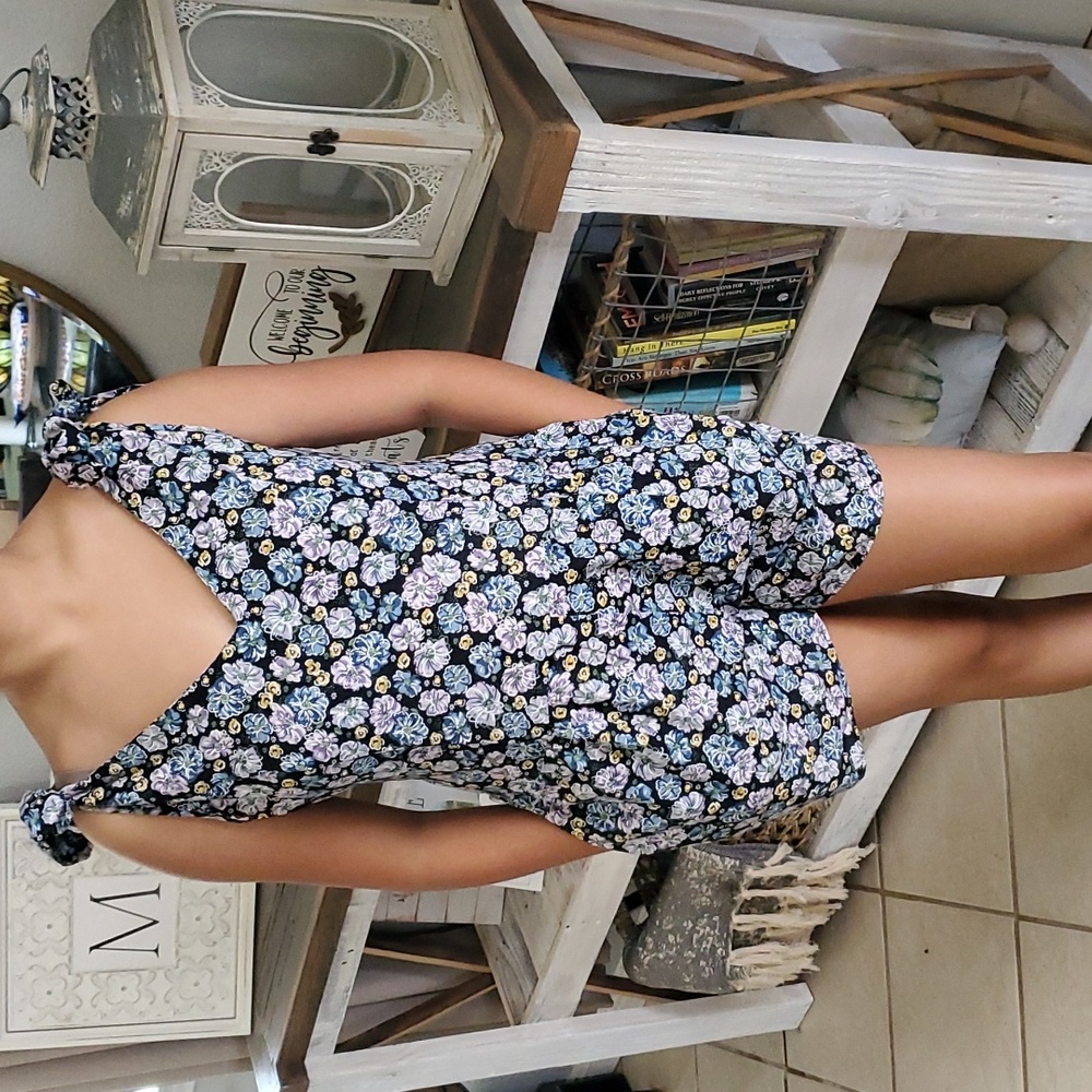 Miley Cyrus Max Azria blue combo romper
